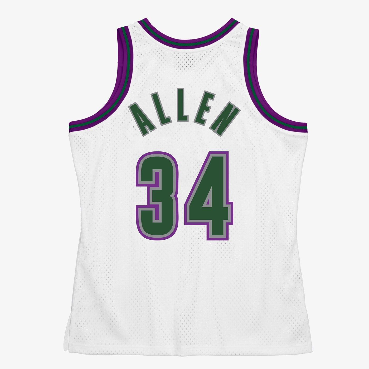 Milwaukee Bucks Mitchell & Ness Ray Allen 1996 Swingman Authentic Jersey - White