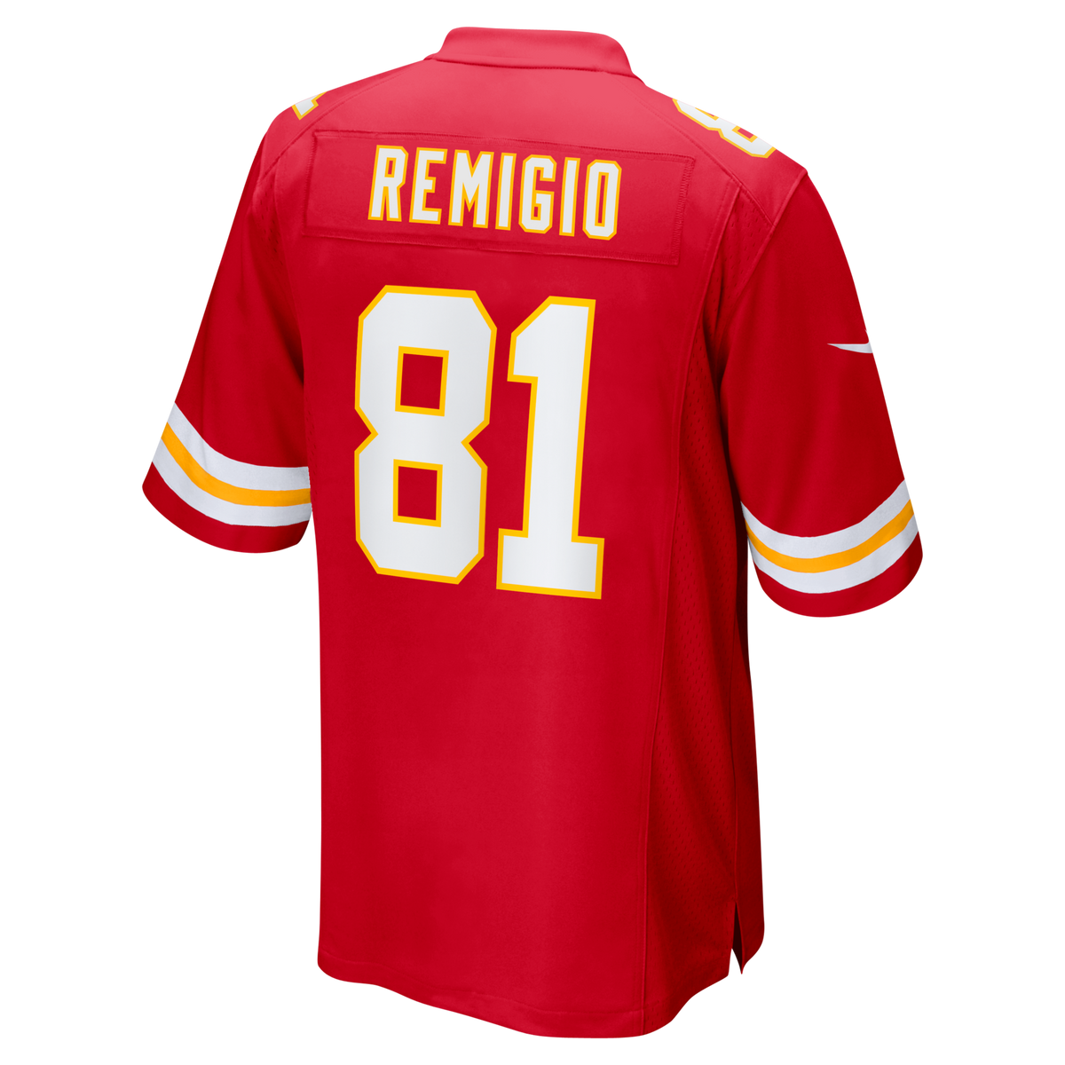 Kansas City Chiefs Nikko Remigio Red Team Game Jersey