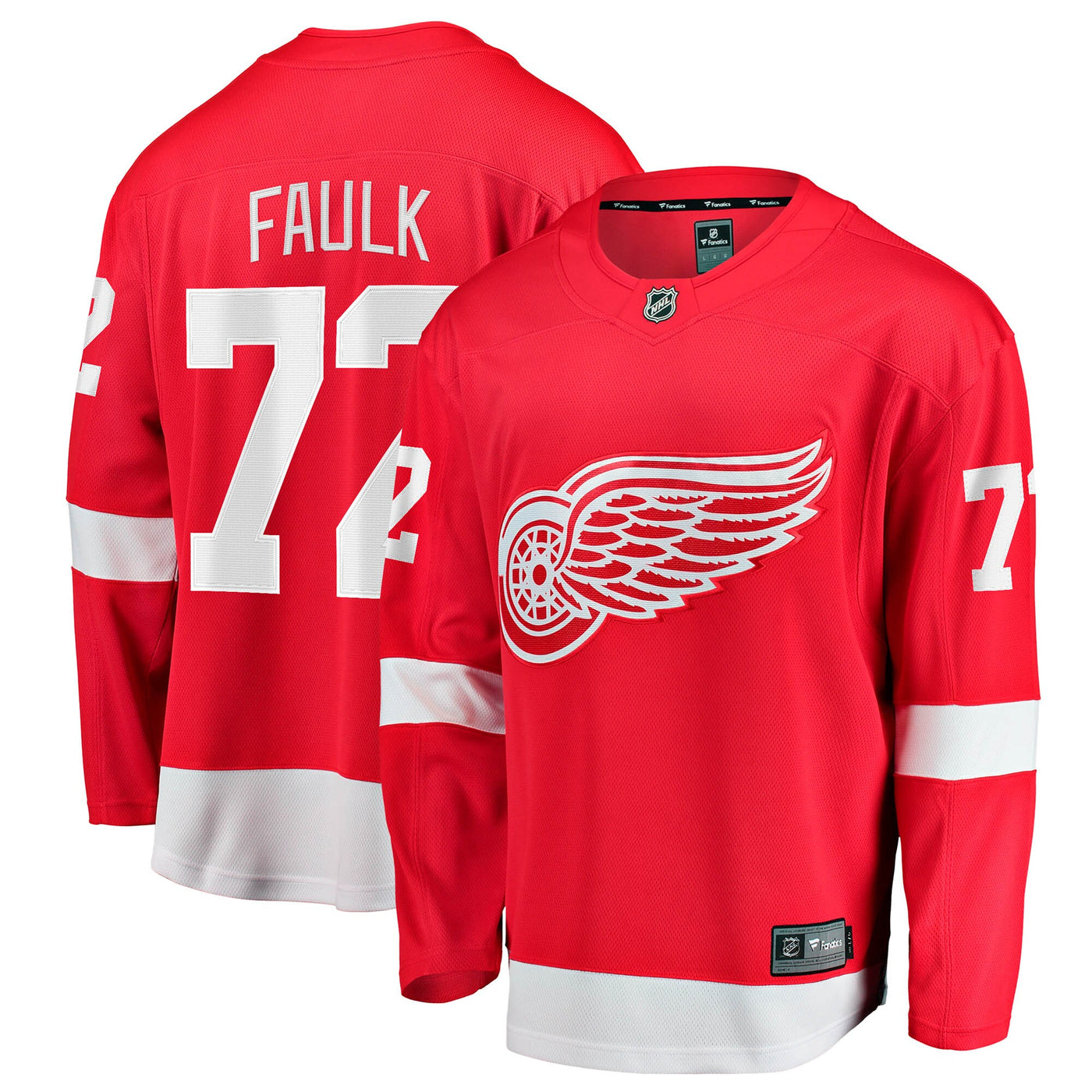 Detroit Red Wings Justin Faulk Fanatics Red Home Breakaway Jersey