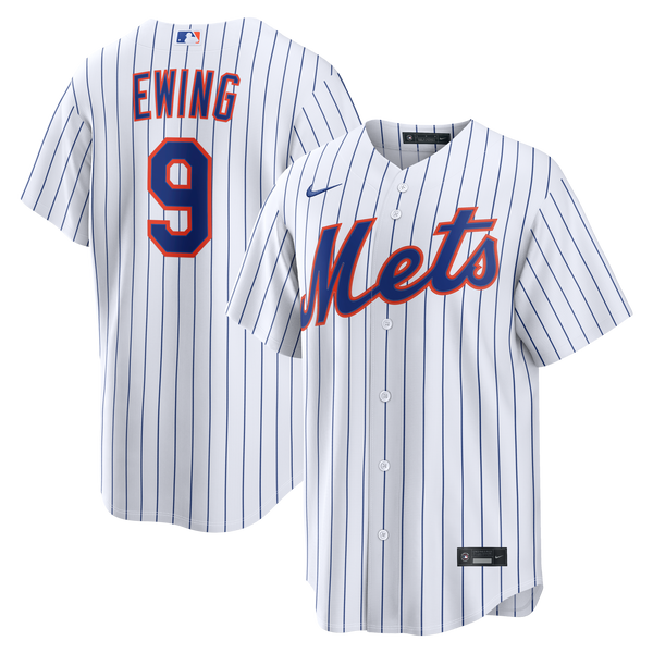 New York Mets AJ Ewing White Home Replica Jersey
