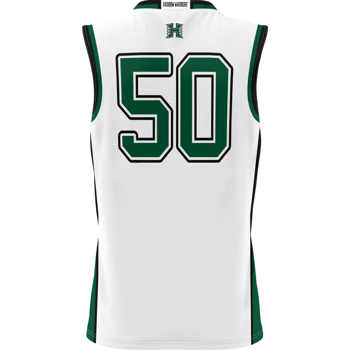 #50 Hawaii Rainbow Warriors GameDay Greats Lightweight Basketball Jersey - White