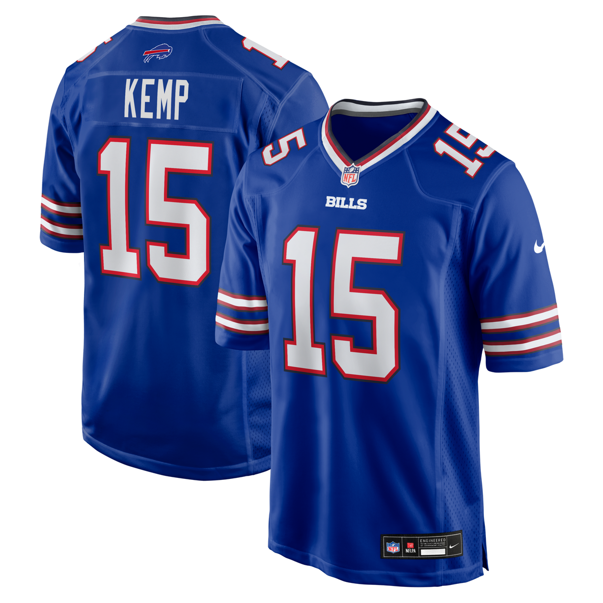 Buffalo Bills Jack Kemp Royal Game Retired Player Jersey