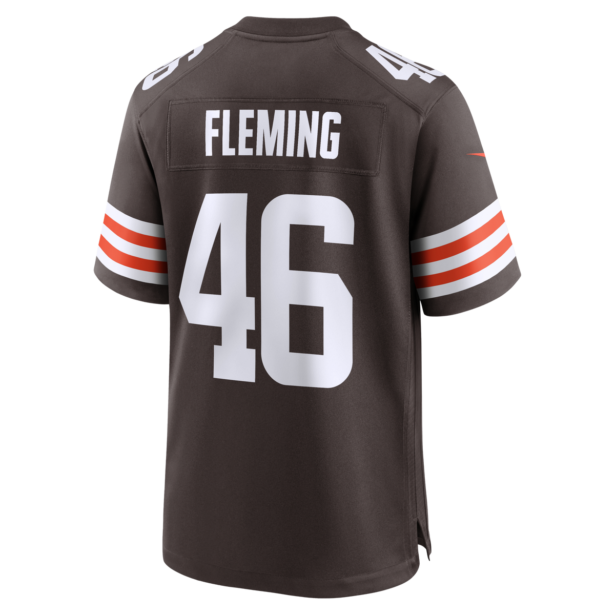 Cleveland Browns Don Fleming Brown Retired Player Jersey