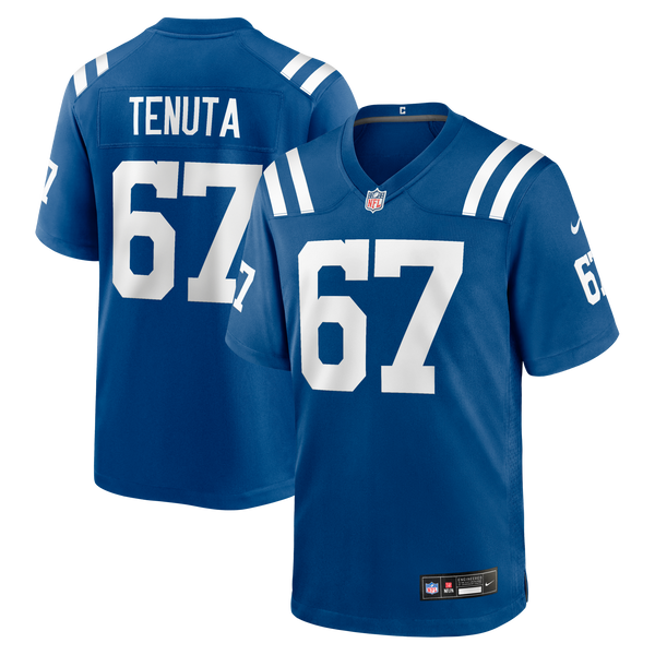 Indianapolis Colts Luke Tenuta Royal Team Game Jersey