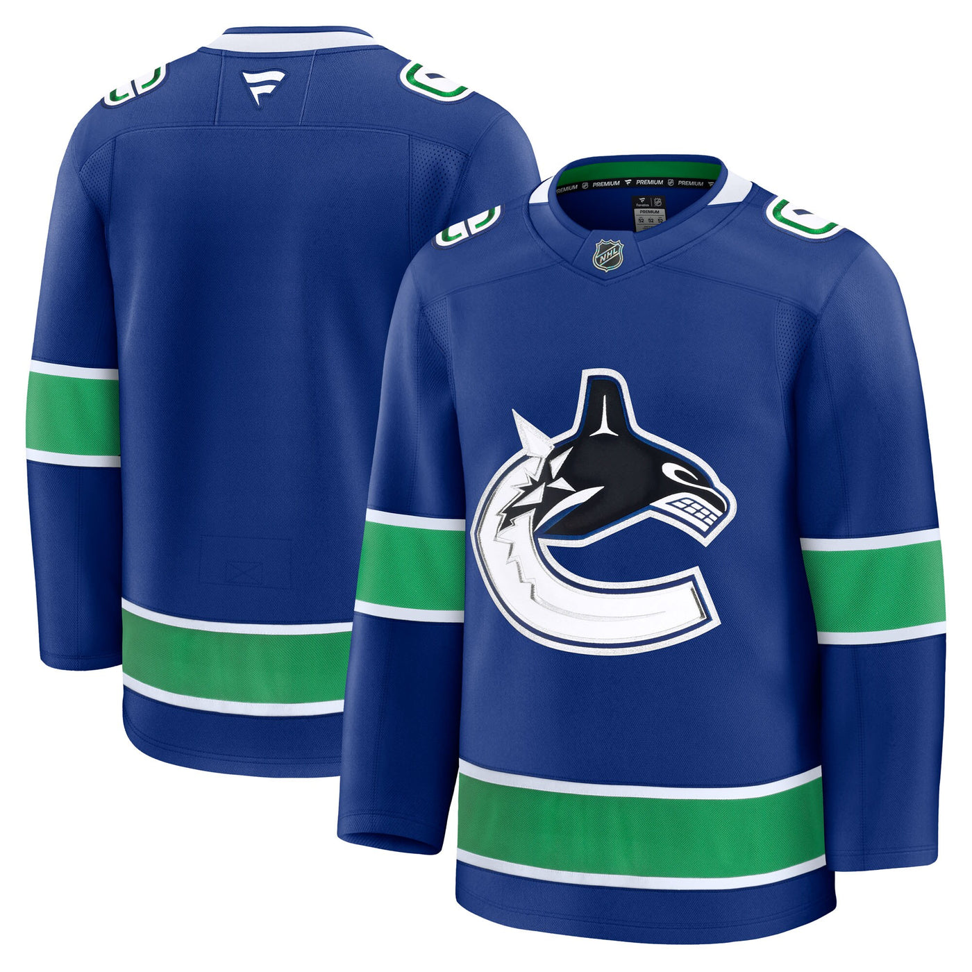 Vancouver Canucks Fanatics Blue Home Premium Jersey