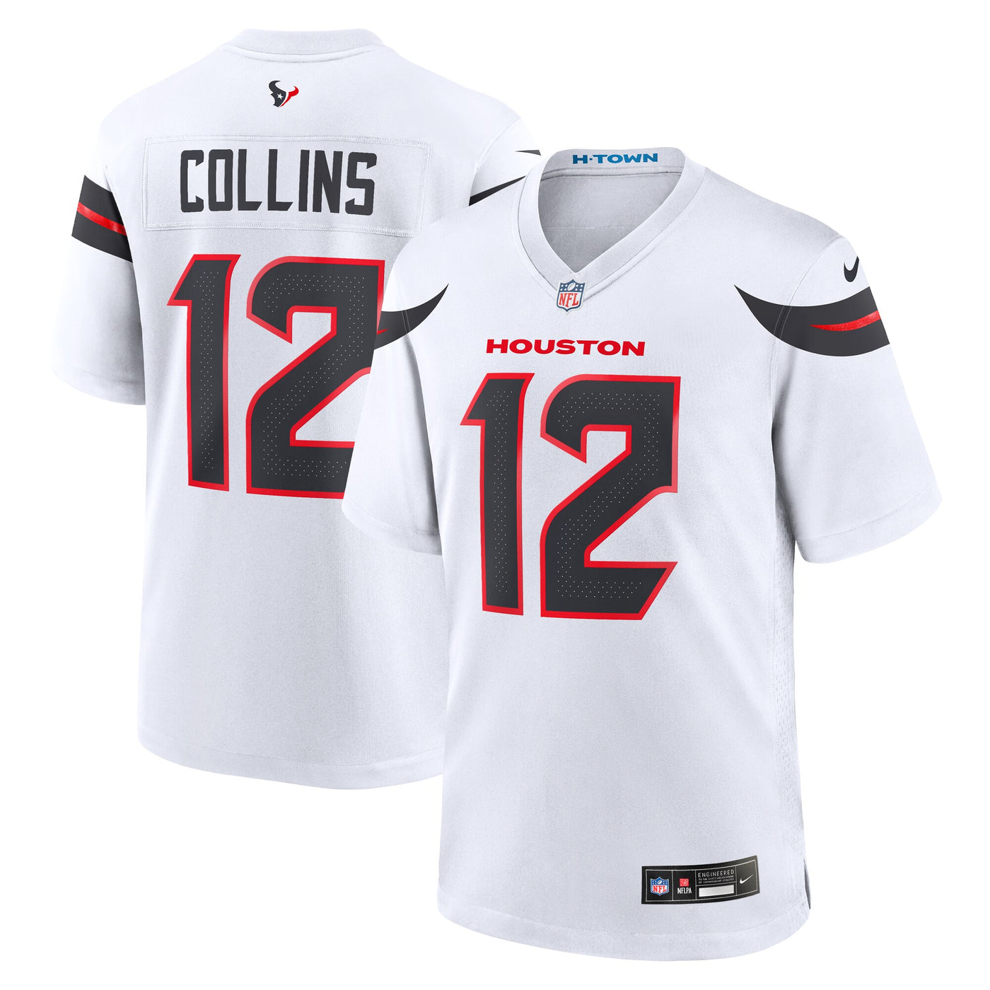 Houston Texans Nico Collins Nike White Game Jersey