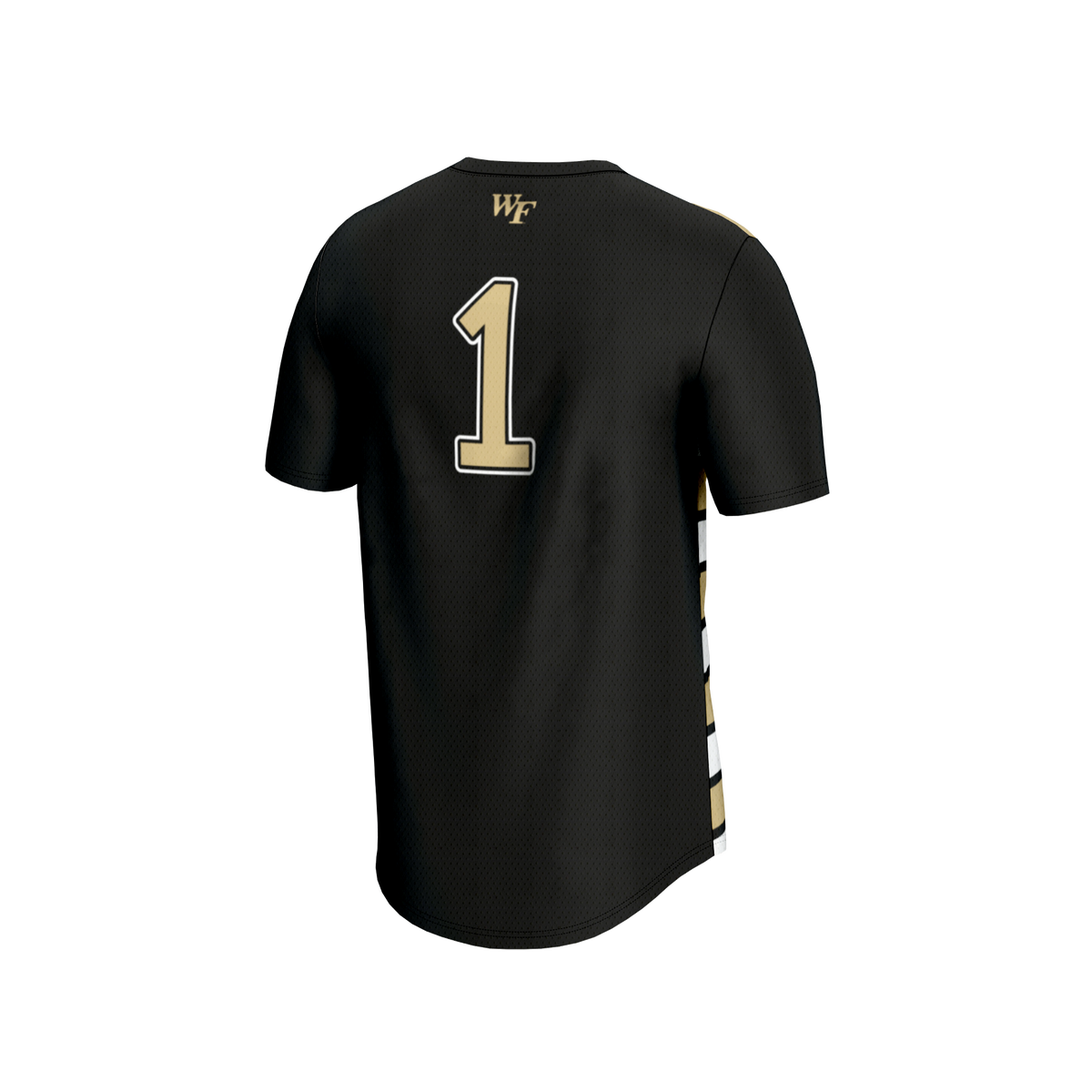 #1 Wake Forest Demon Deacons GameDay Greats Lightweight Soccer Fashion Jersey - Black