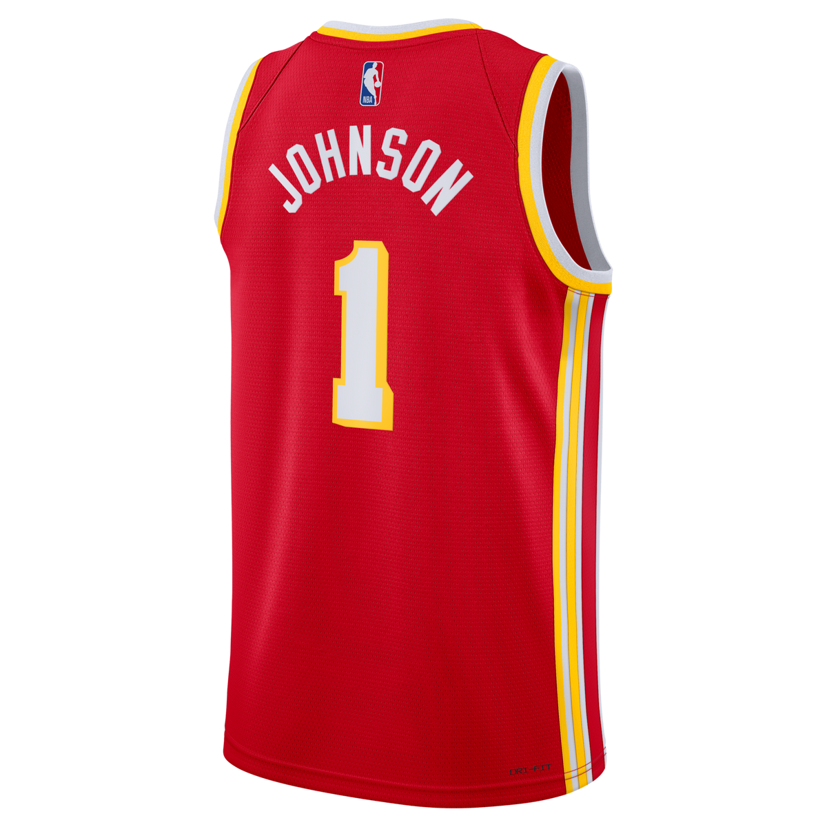 Atlanta Hawks Icon Edition Swingman Jersey - Red - Jalen Johnson -