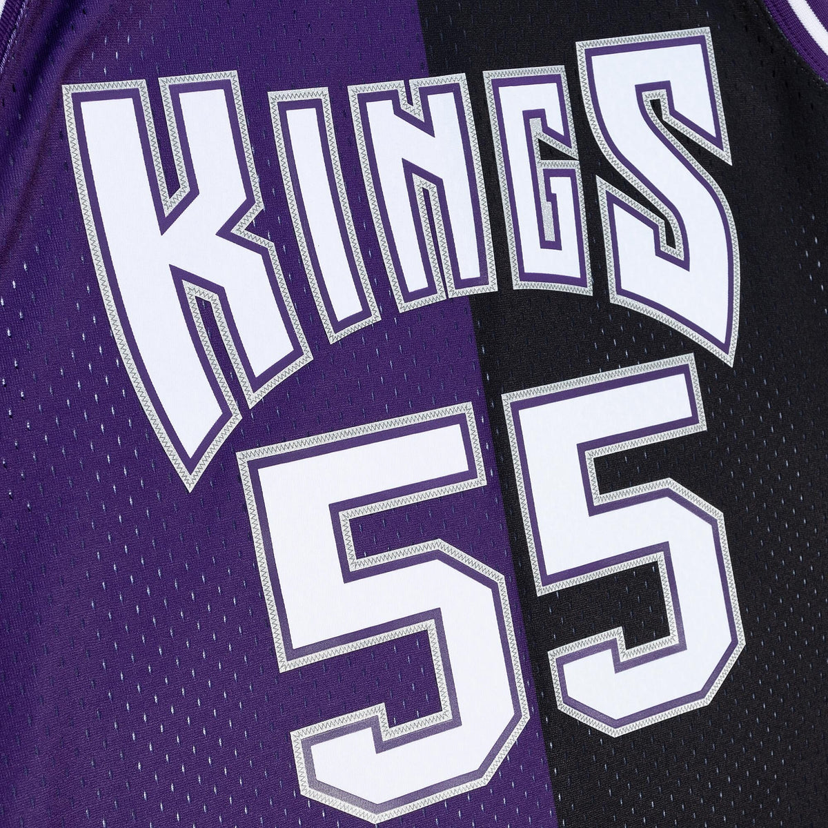 Sacramento Kings Mitchell & Ness Jason Williams 2000 Split Swingman Jersey - Black/Purple
