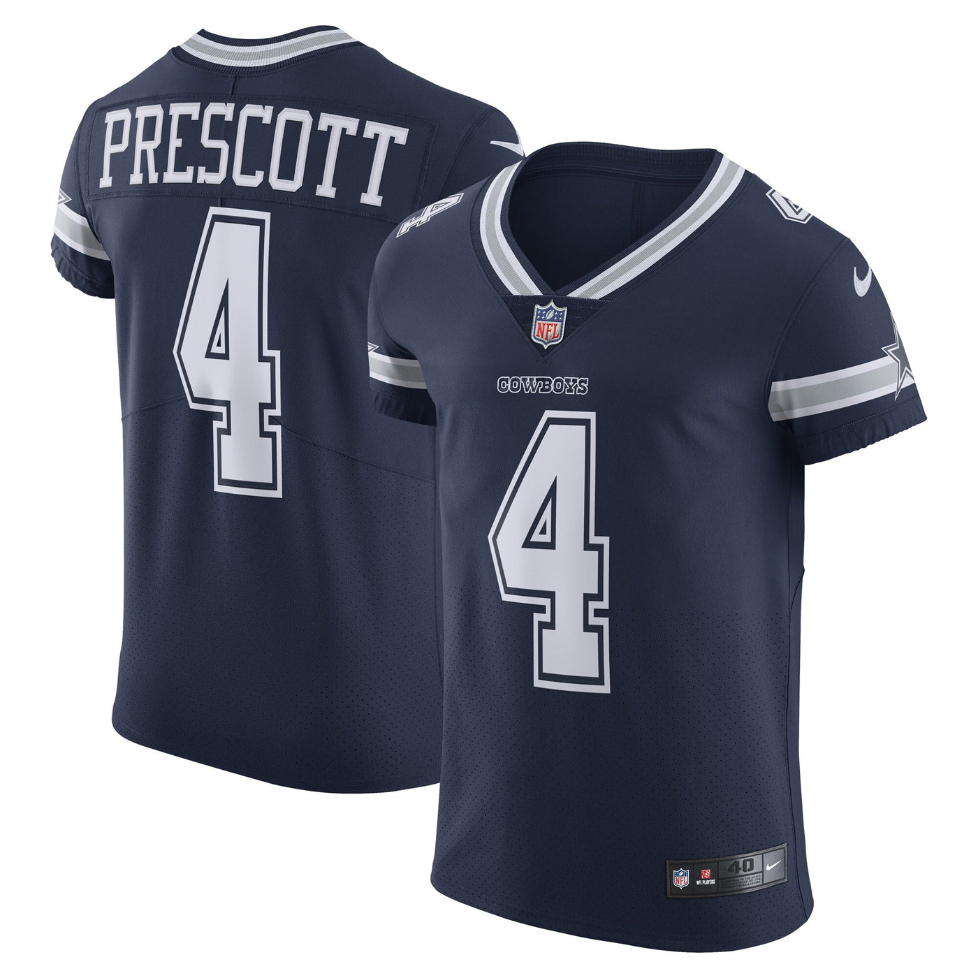 Dallas Cowboys Dak Prescott Nike Navy Vapor Elite Player Team Jersey