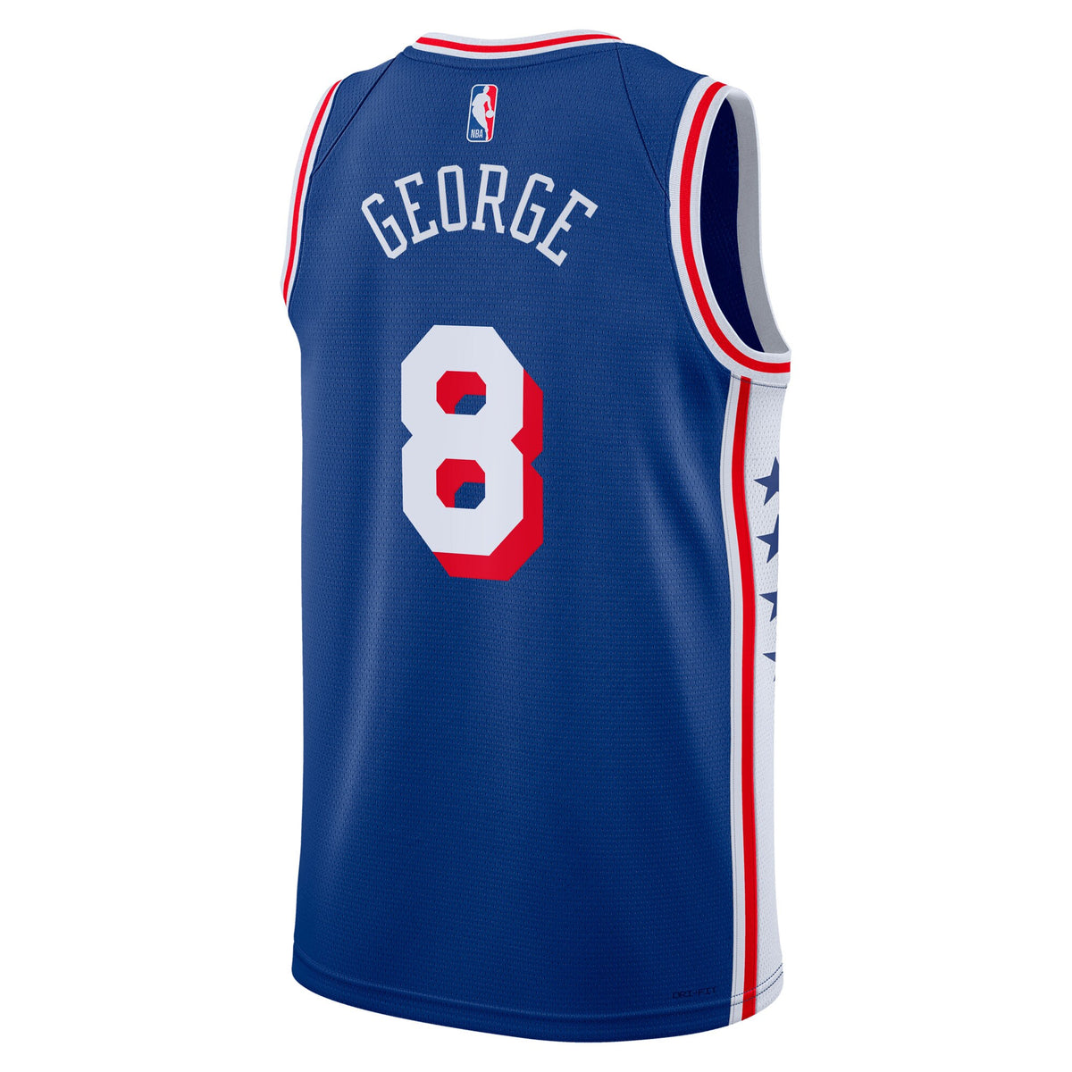 Philadelphia 76ers Icon Edition Swingman Jersey - Royal - Paul George -