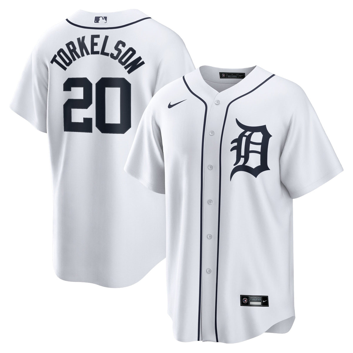 Detroit Tigers Spencer Torkelson White Home Replica Jersey