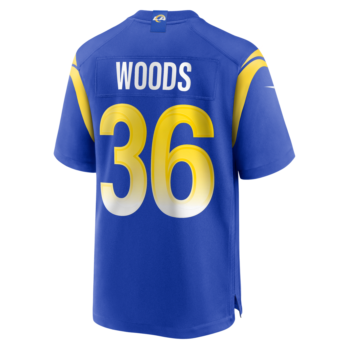 Los Angeles Rams Charles Woods Royal Game Jersey