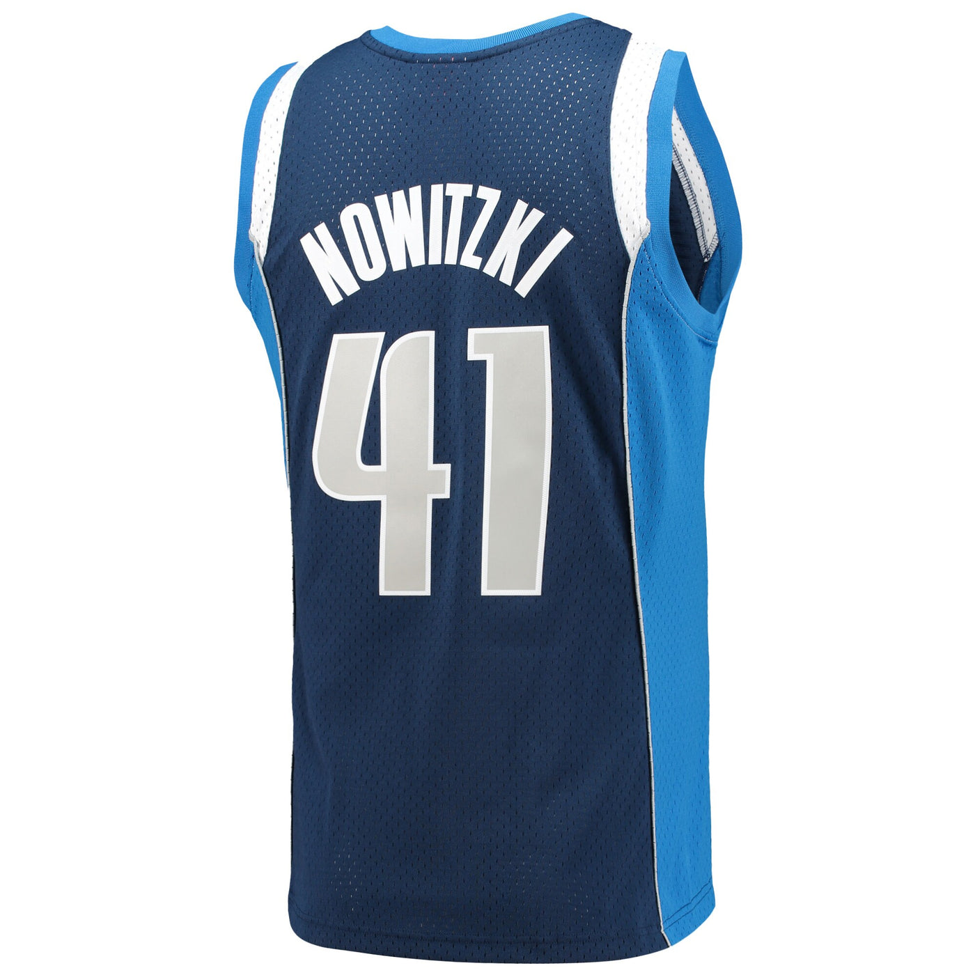 Mitchell & Ness Dirk Nowitzki Navy Dallas Mavericks 2011/12 Hardwood Classics Swingman Jersey