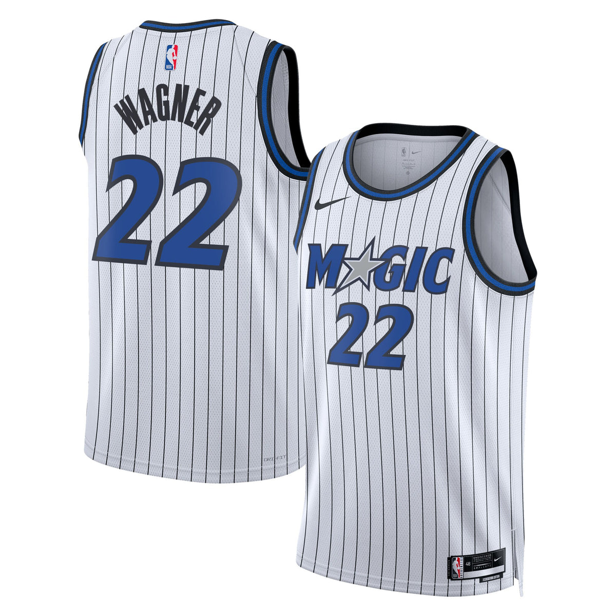 Orlando Magic Replica Association Edition Swingman Jersey - White - Franz Wagner -