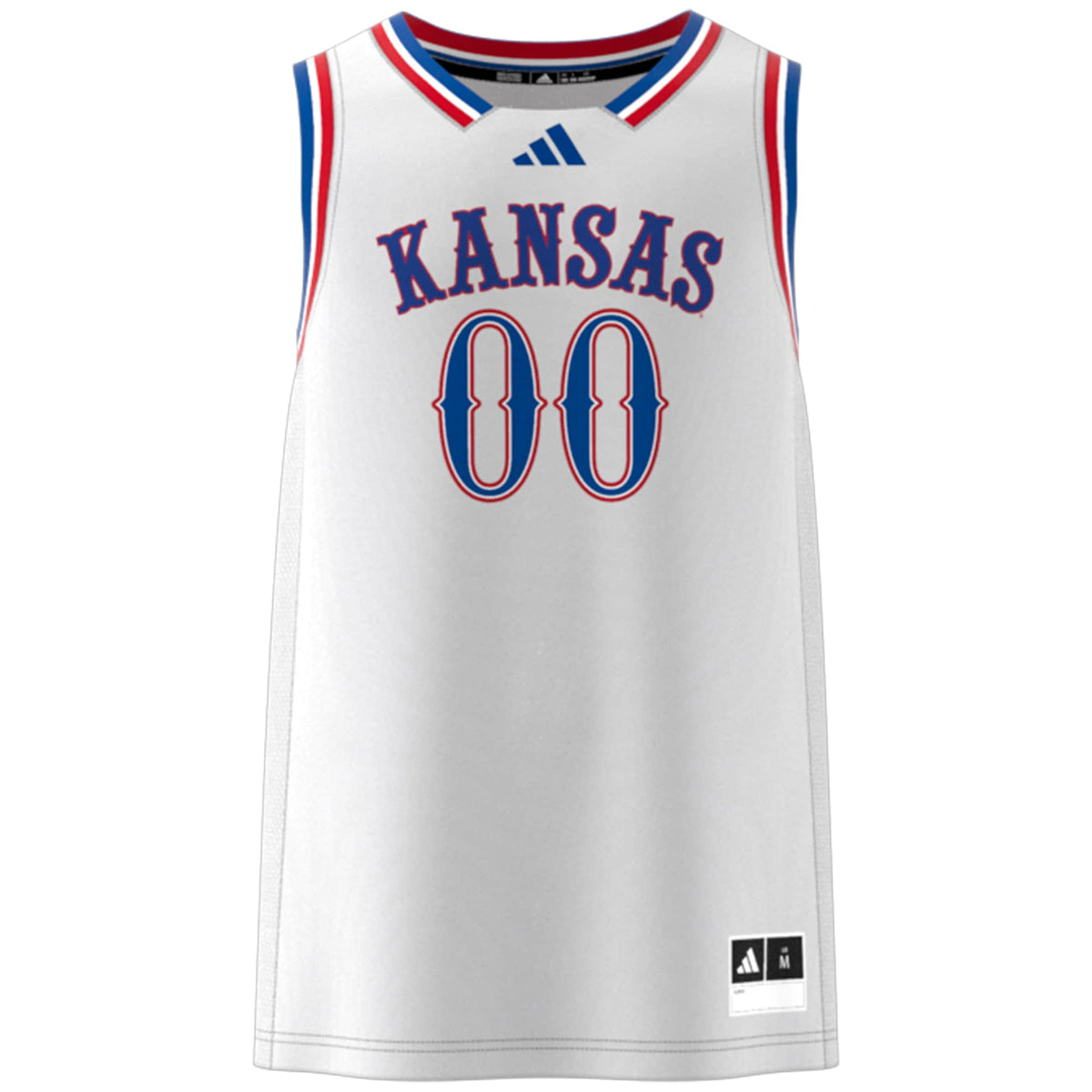 #00 Kansas Jayhawks Swingman Jersey - White