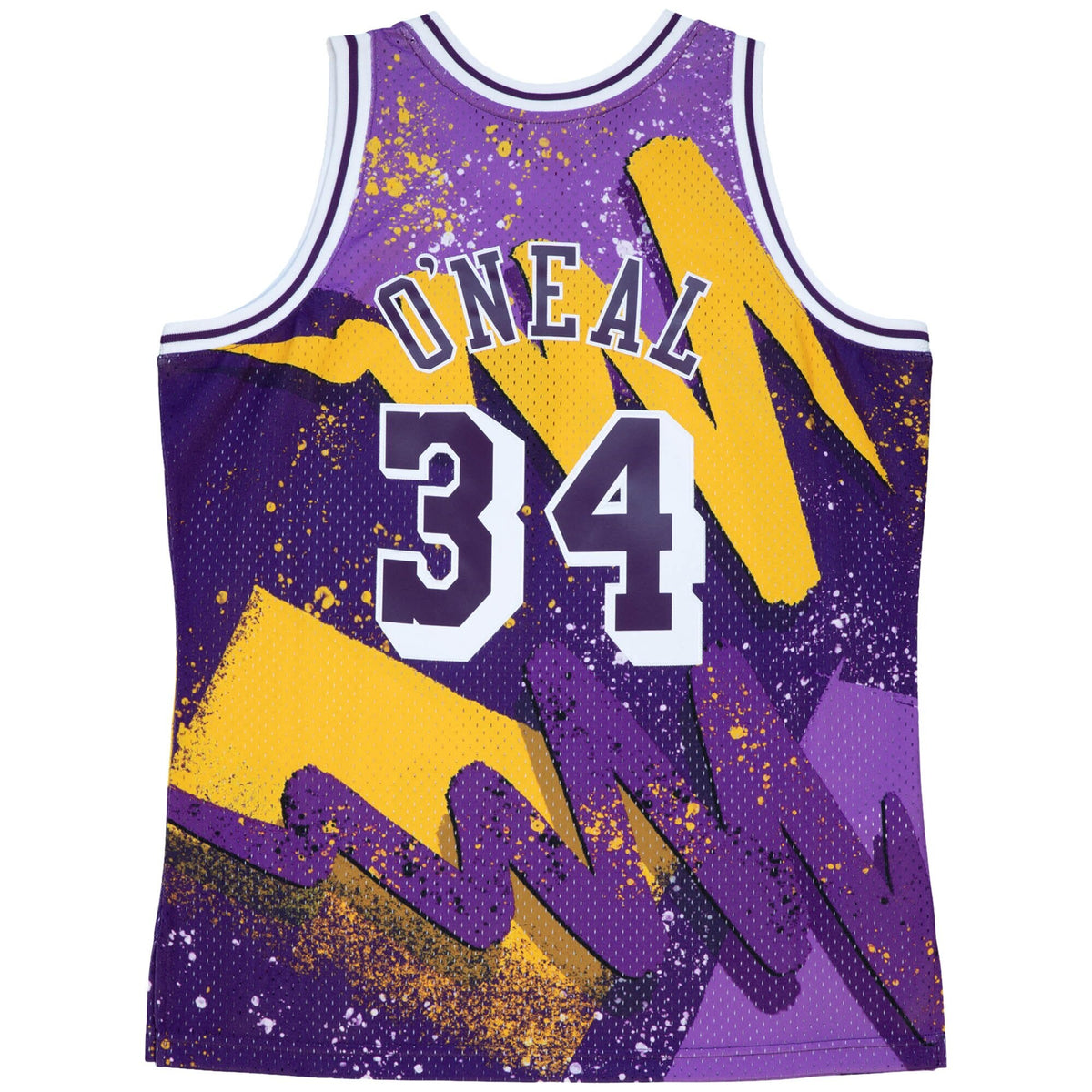 Los Angeles Lakers Hyper Hoops Swingman Jersey - Shaquille O'Neal By Mitchell & Ness - Dark Purple -