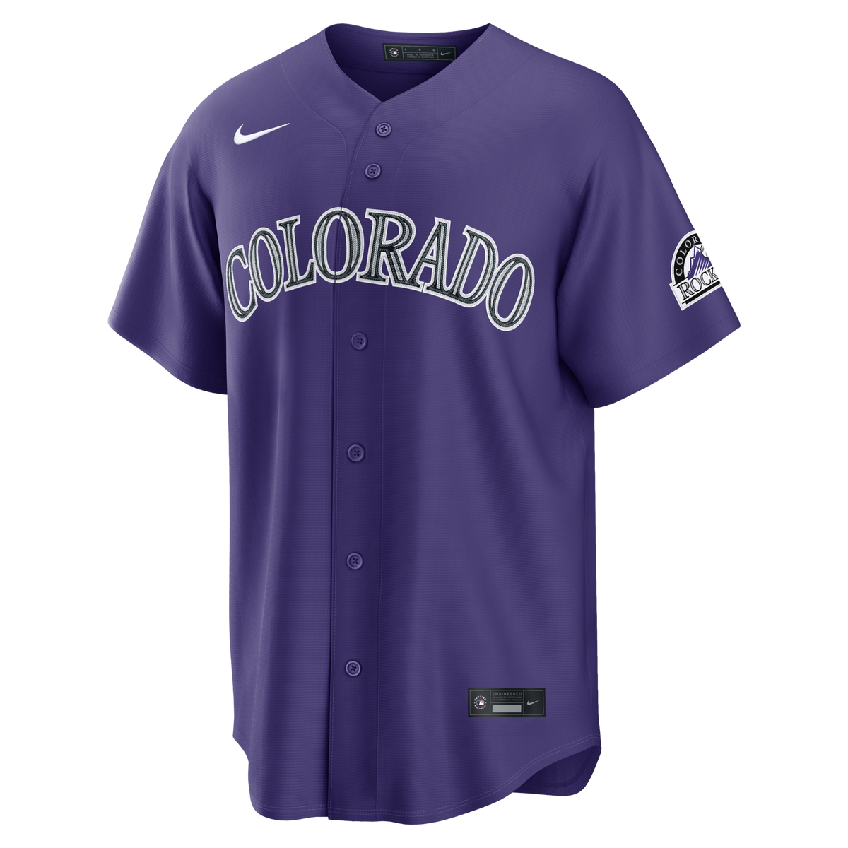 Colorado Rockies Purple Alternate Stadium Jersey