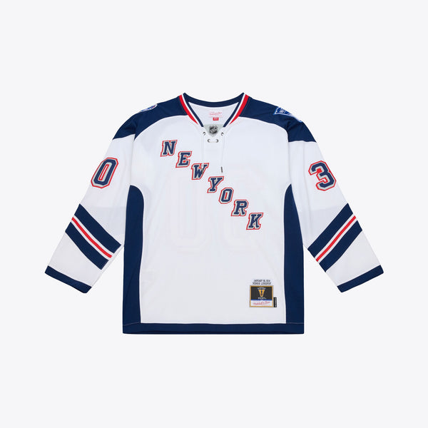 New York Rangers Henrik Lundqvist Mitchell & Ness White 2014 NHL Stadium Series Power Play Jersey