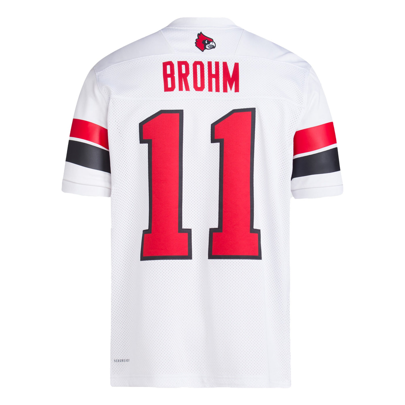 adidas Jeff Brohm White Louisville Cardinals Football Icon Premier Jersey