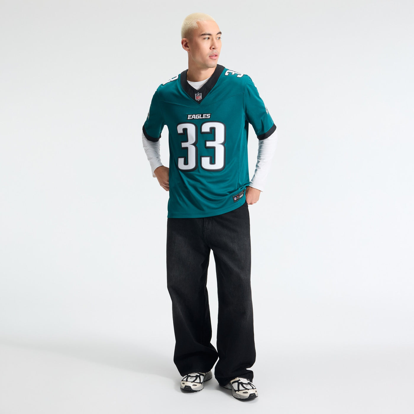 Philadelphia Eagles Cooper DeJean Nike Midnight Green Team Vapor F.U.S.E. Stitched Limited Jersey