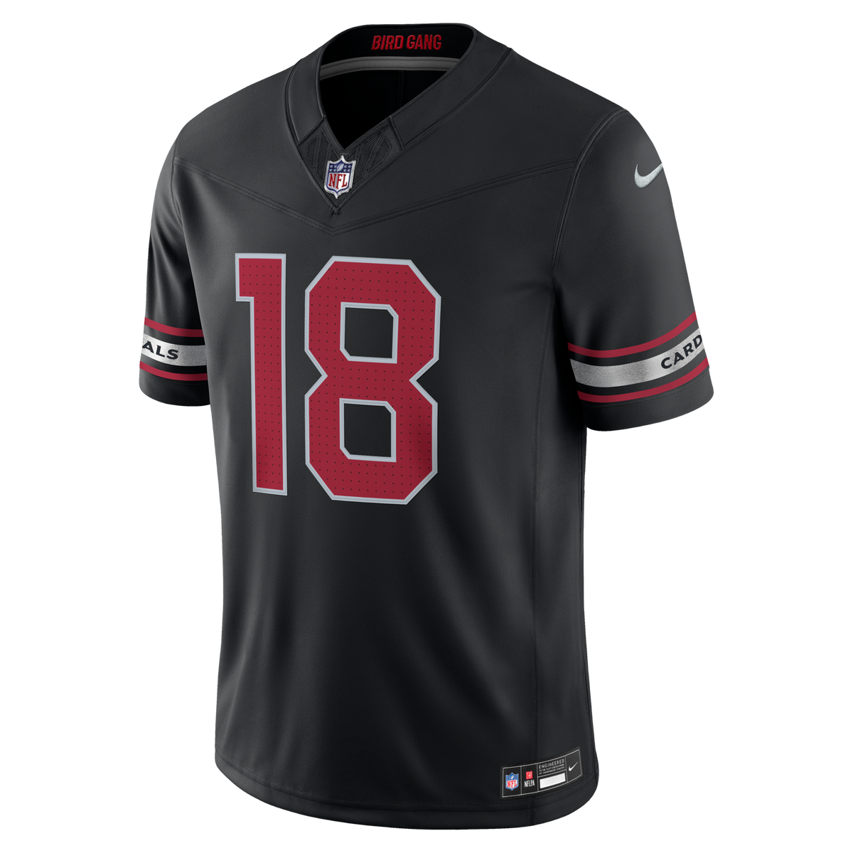 Arizona Cardinals Marvin Harrison Jr. Black Alternate Vapor F.U.S.E. Stitched Limited Jersey