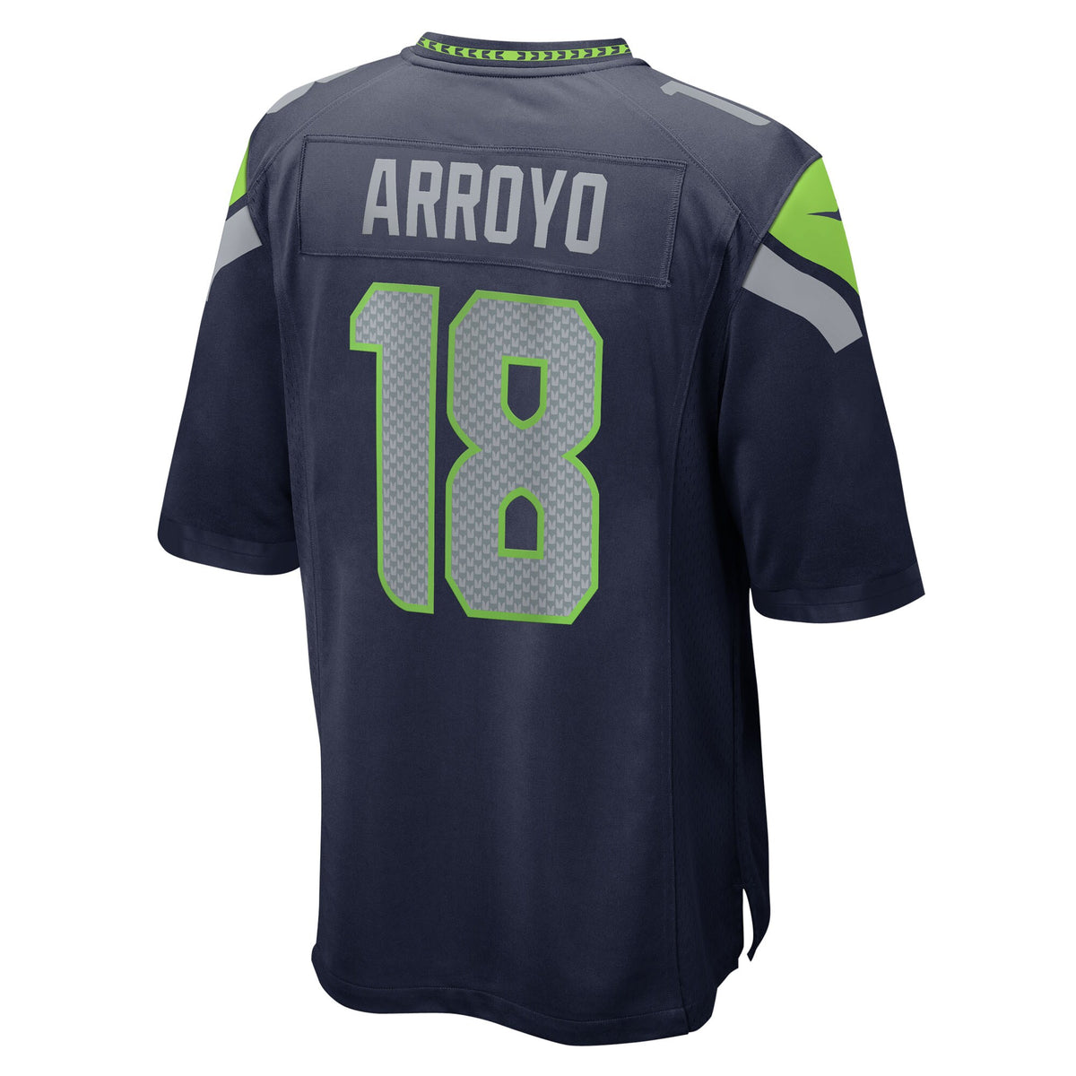 Seattle Seahawks Elijah Arroyo College Navy Team Game Jersey