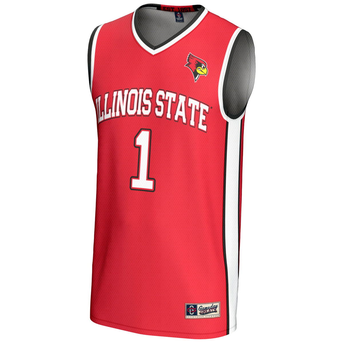 #1 Illinois State Redbirds GameDay Greats Lightweight Basketball Jersey - Red