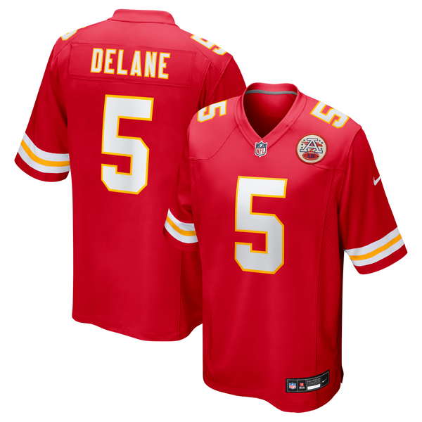 Kansas City Chiefs Nike Red 2026 NFL Draft First Round Pick No. 6 Team Game Jersey
