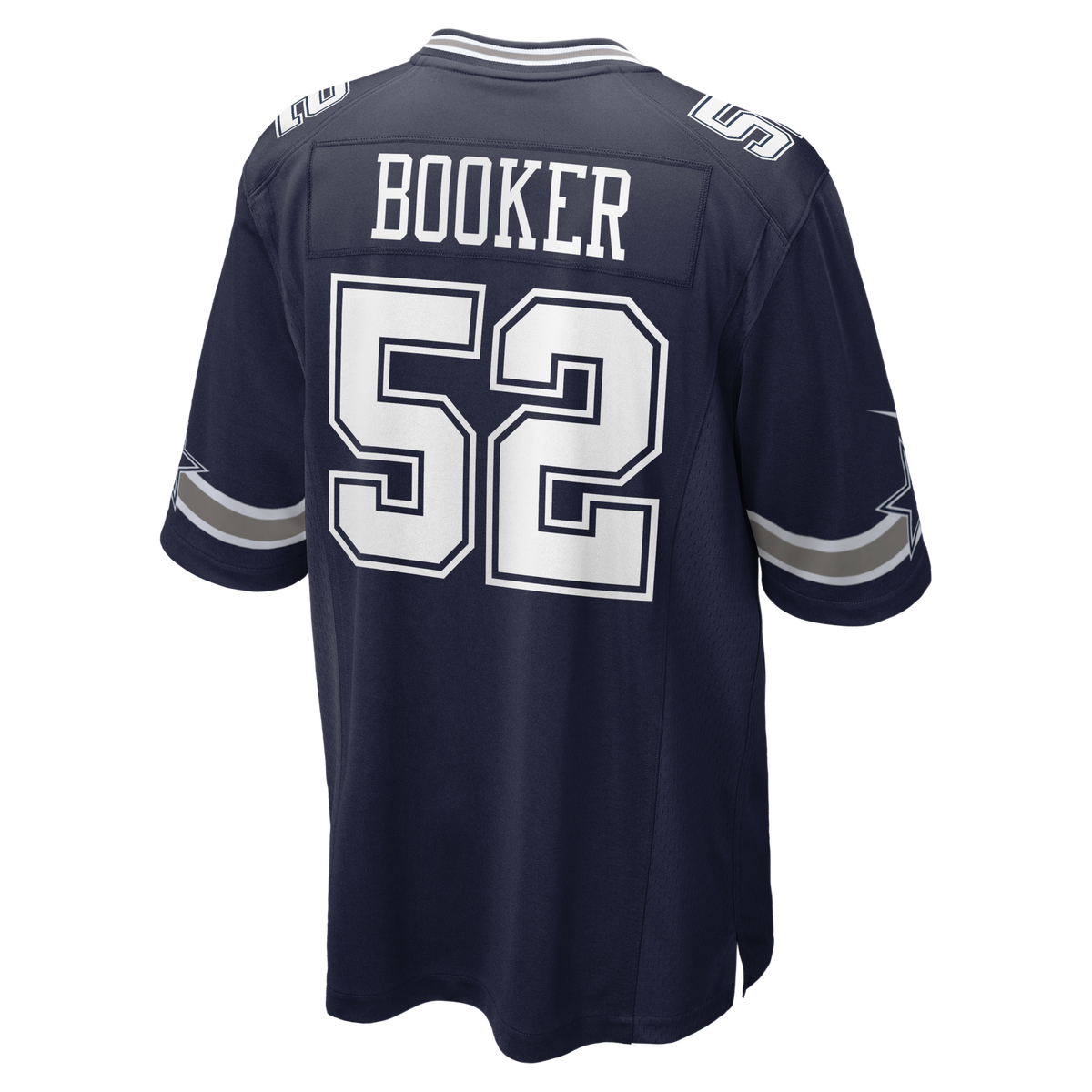 Dallas Cowboys Tyler Booker Navy Team Game Jersey