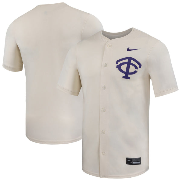 Nike Natural TCU Horned Frogs Limited Baseball Jersey