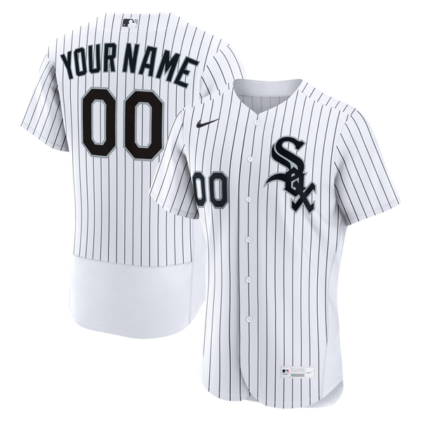 Chicago White Sox Nike White Home Authentic Custom Jersey