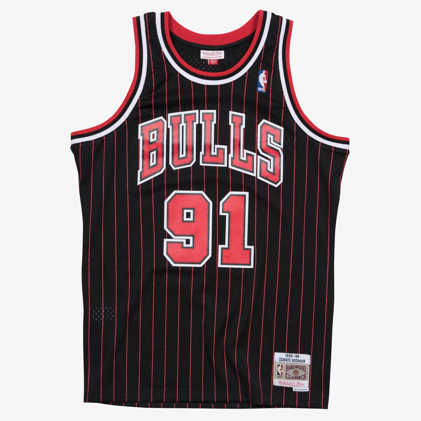 Chicago Bulls Mitchell & Ness Swingman Jersey Alternate Dennis Rodman 1995-96