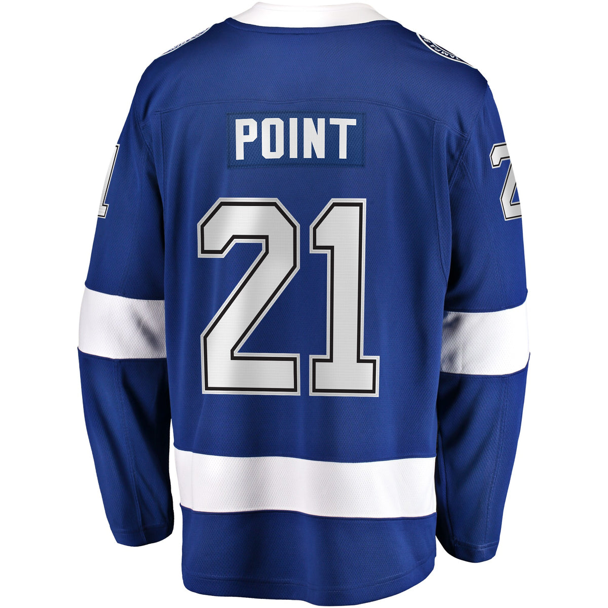 Tampa Bay Lightning Brayden Point Fanatics Blue Breakaway Jersey