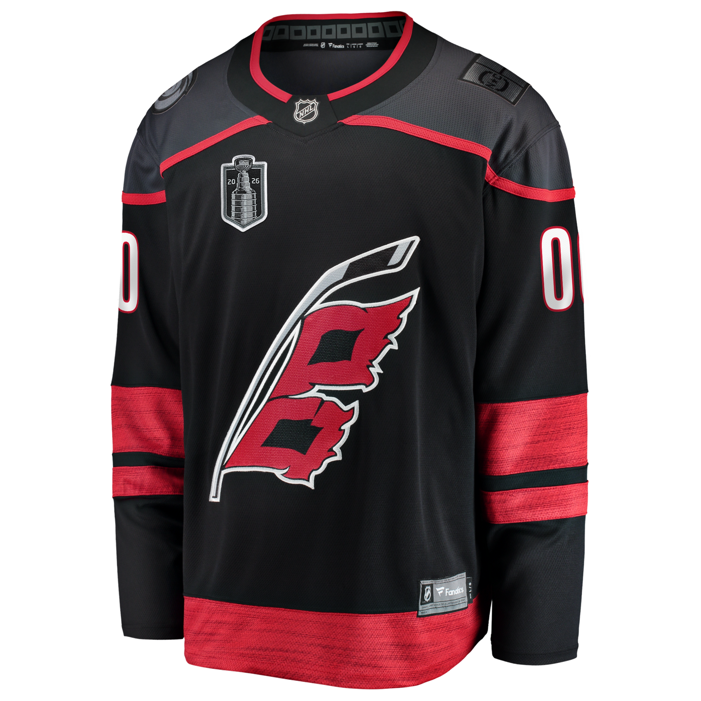 Carolina Hurricanes Fanatics Black 2026 Stanley Cup Final Home Breakaway Custom Jersey