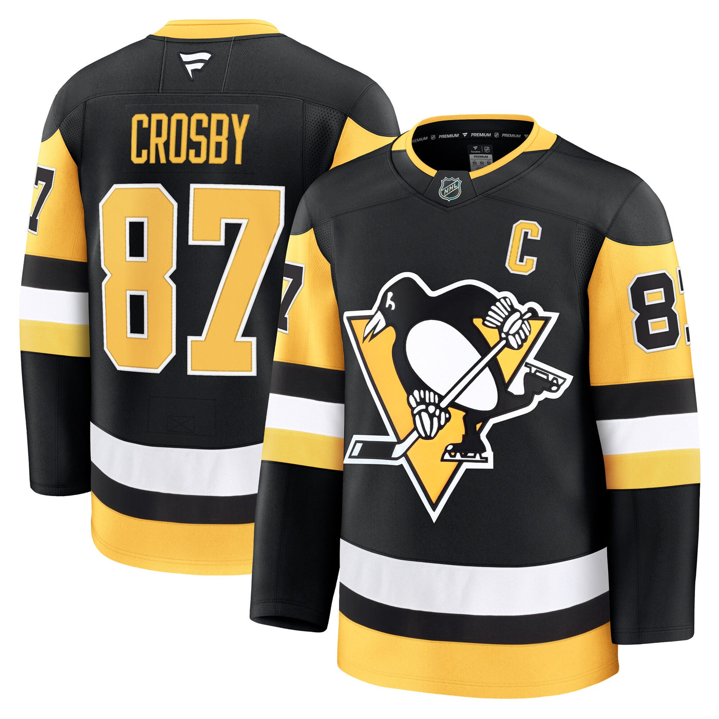 Pittsburgh Penguins Sidney Crosby Fanatics Black Home Premium Jersey