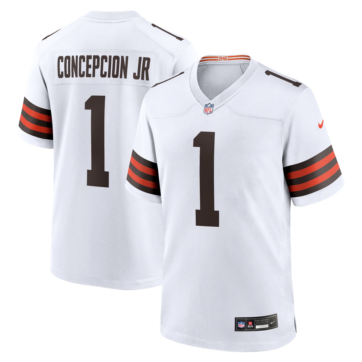 Cleveland Browns KC Concepcion Jr. Nike White Game Jersey