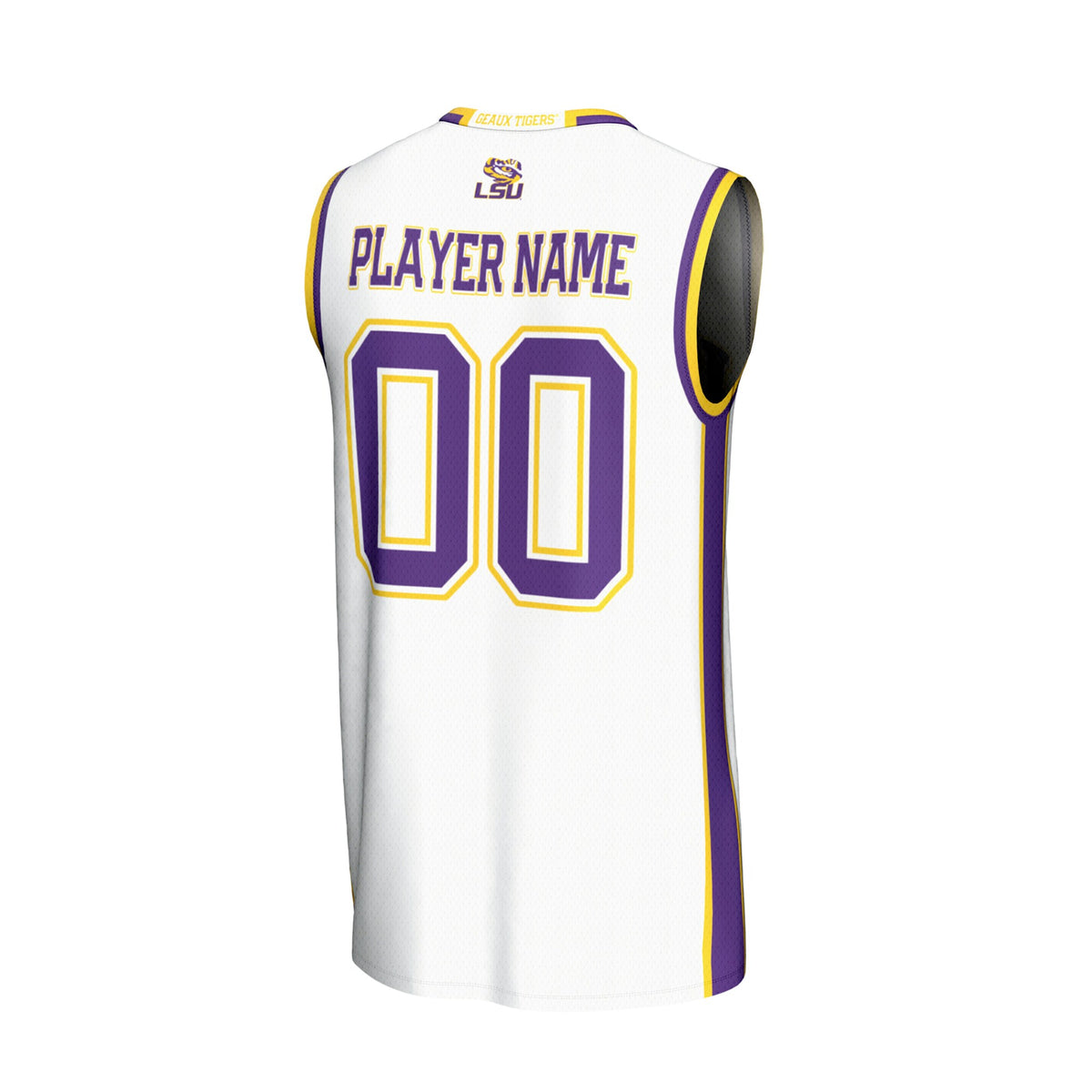 LSU Tigers GameDay Greats Lightweight Collegiate Basketball NIL Pick-A-Player Fashion Jersey - White
