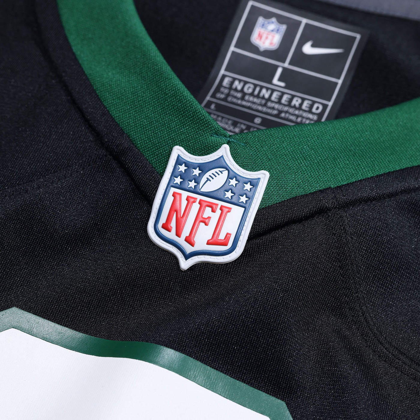 New York Jets Breece Hall Nike Legacy Black Alternate Game Jersey