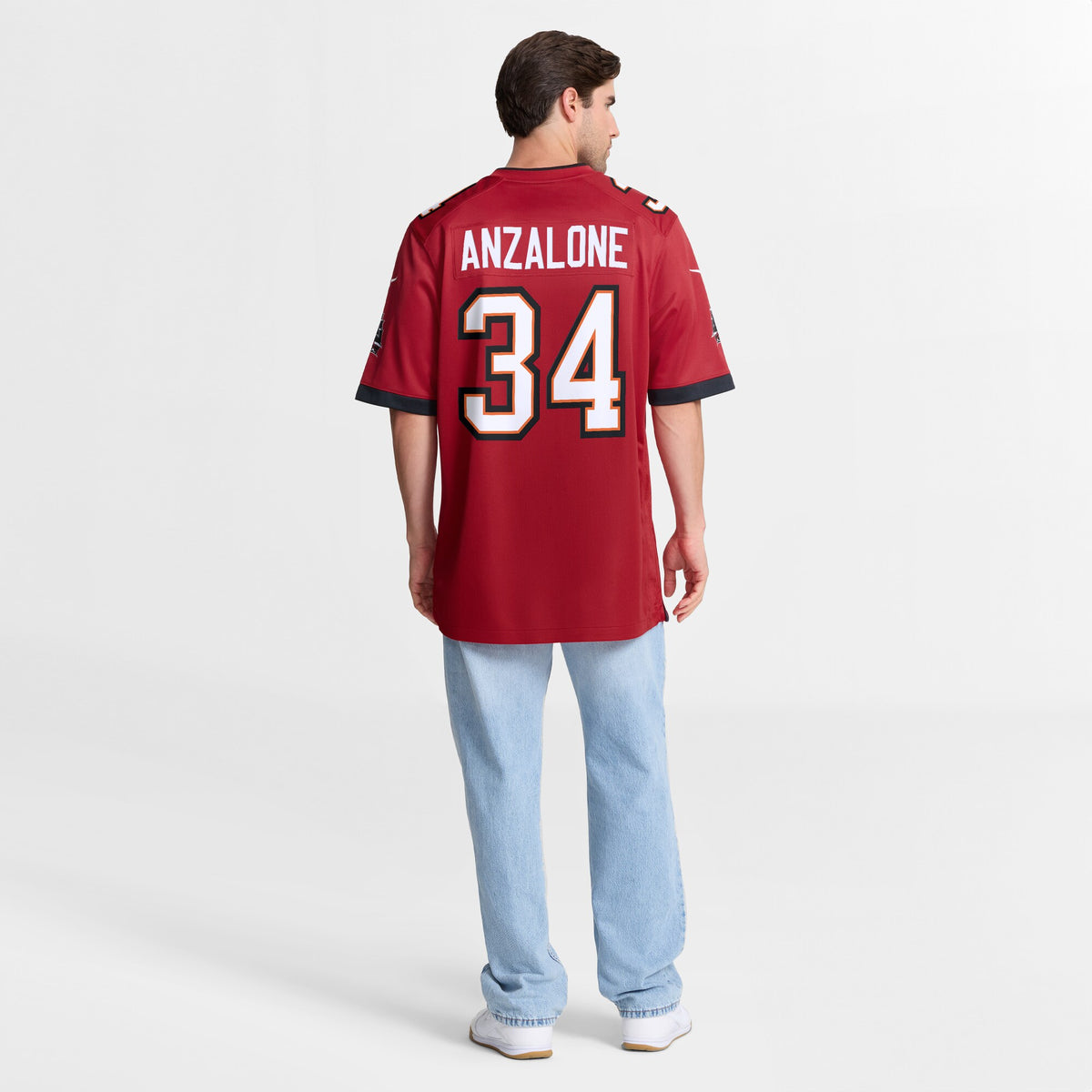 Tampa Bay Buccaneers Alex Anzalone Red Team Game Jersey