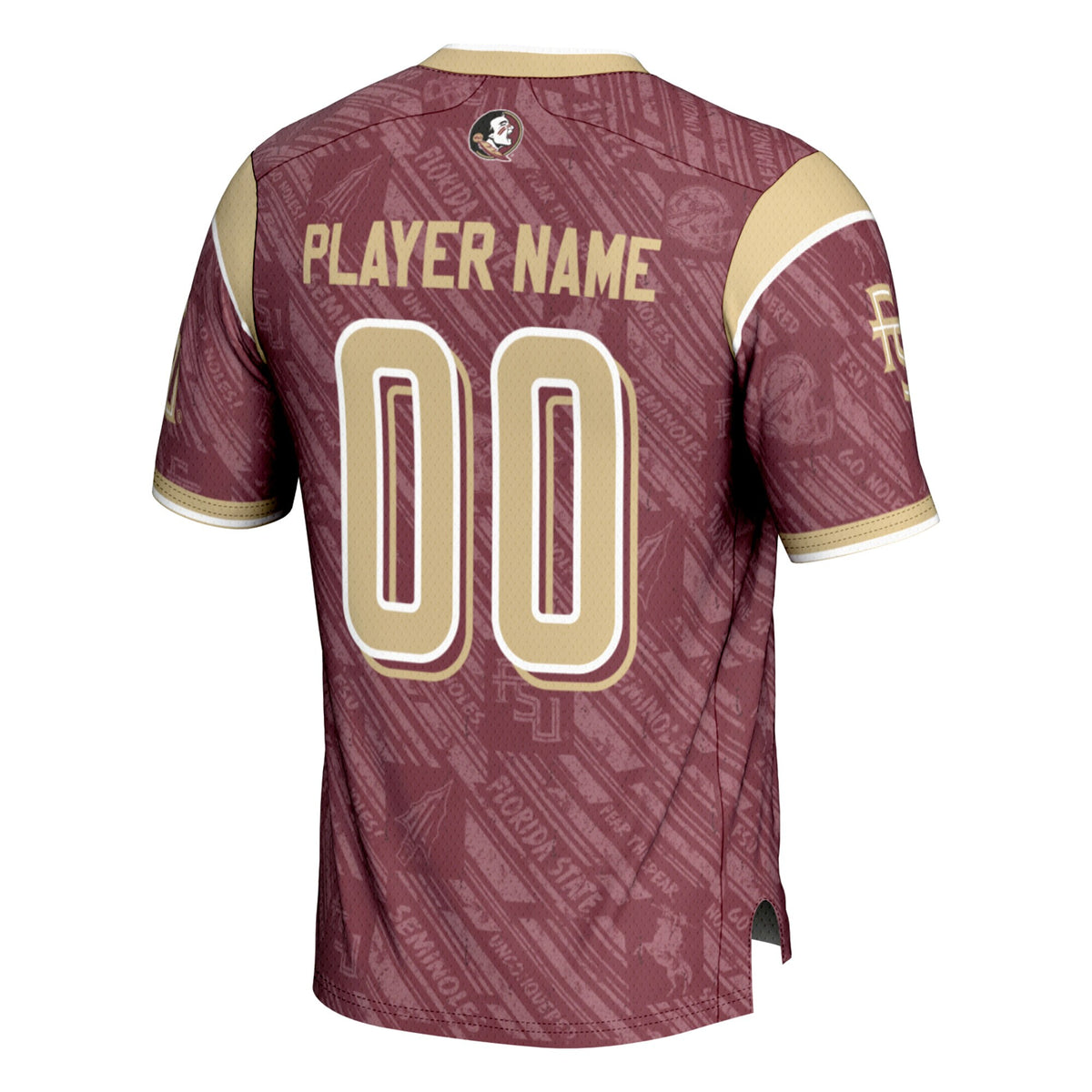 Florida State Seminoles GameDay Greats Highlight Print NIL Pick-A-Player Football Jersey - Garnet