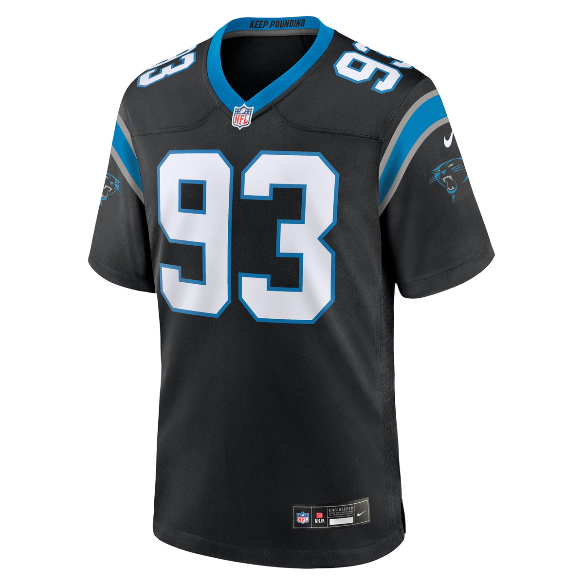 Carolina Panthers LaBryan Ray Black Team Game Jersey