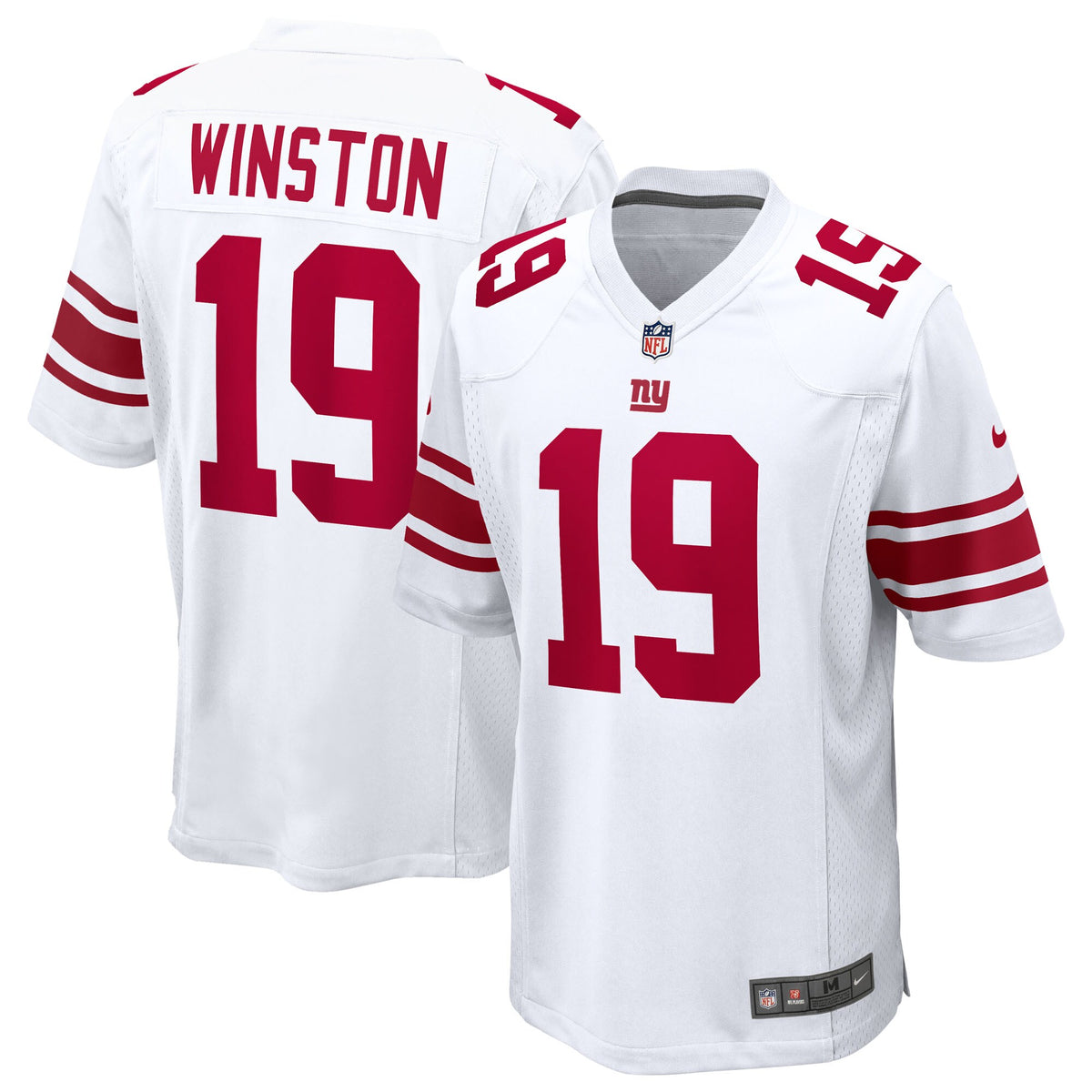New York Giants Jameis Winston White Game Jersey