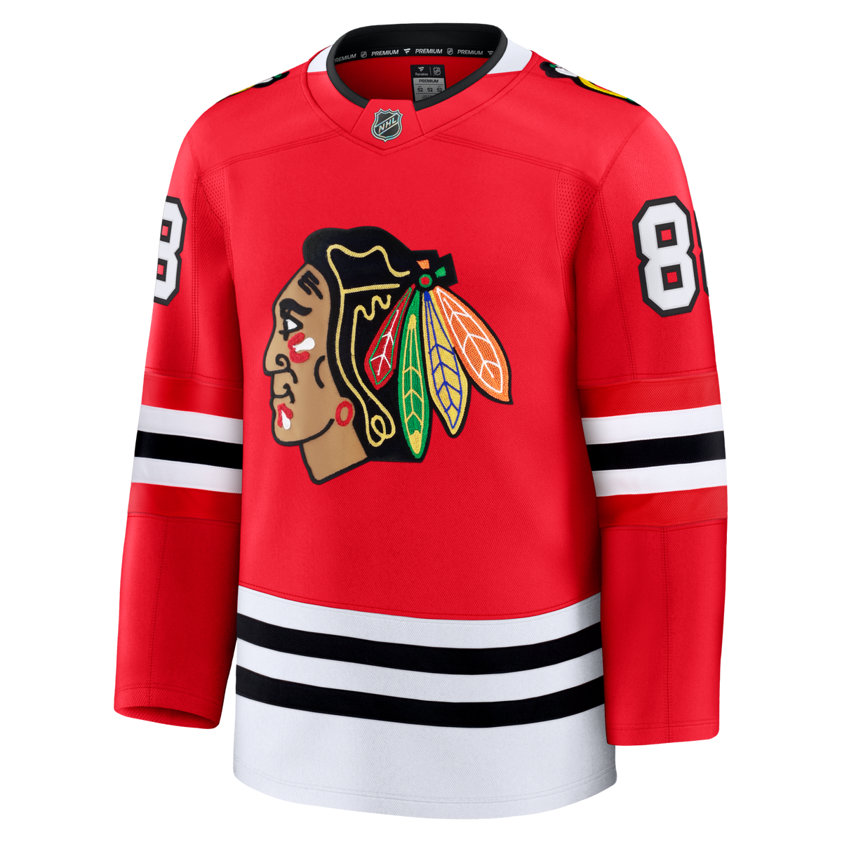 Chicago Blackhawks Patrick Kane Fanatics Red Premium Jersey