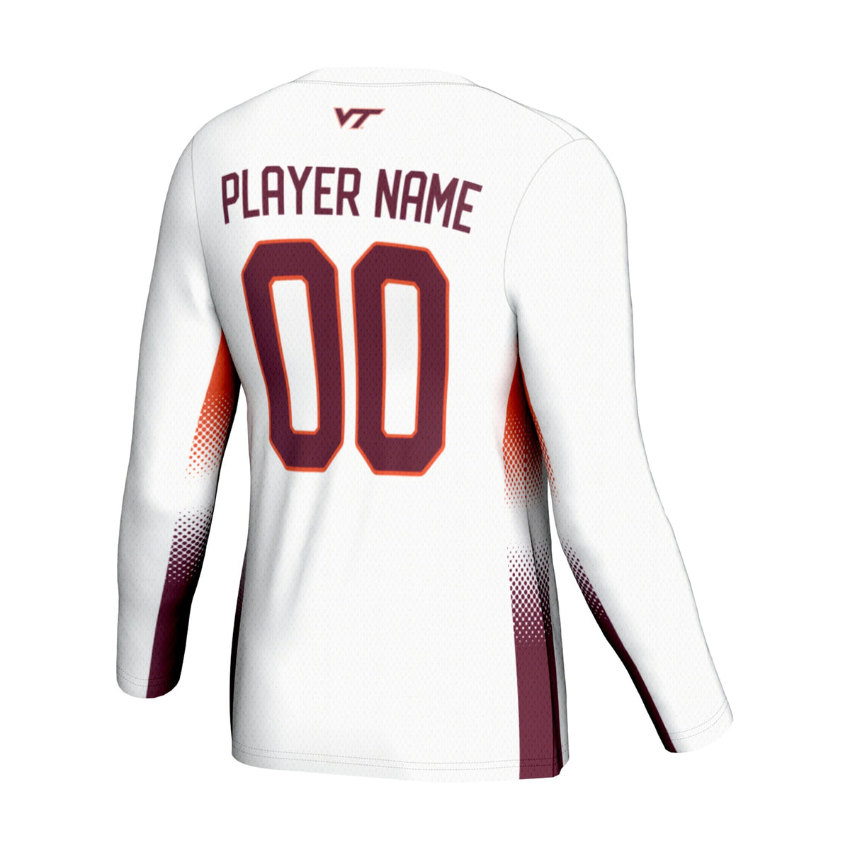Virginia Tech Hokies GameDay Greats NIL Lightweight Volleyball Jersey - White