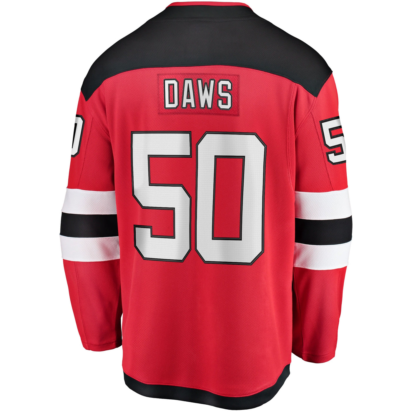 New Jersey Devils Nico Daws Fanatics Red Home Breakaway Player Jersey
