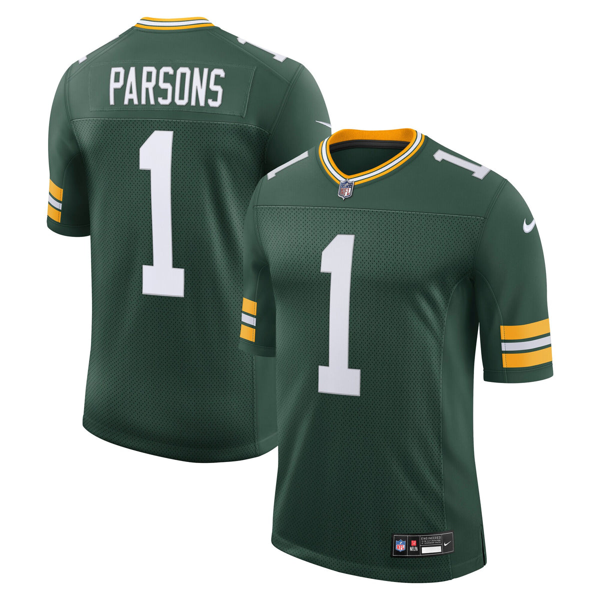 Green Bay Packers Micah Parsons Green Vapor Untouchable Stitched Limited Jersey