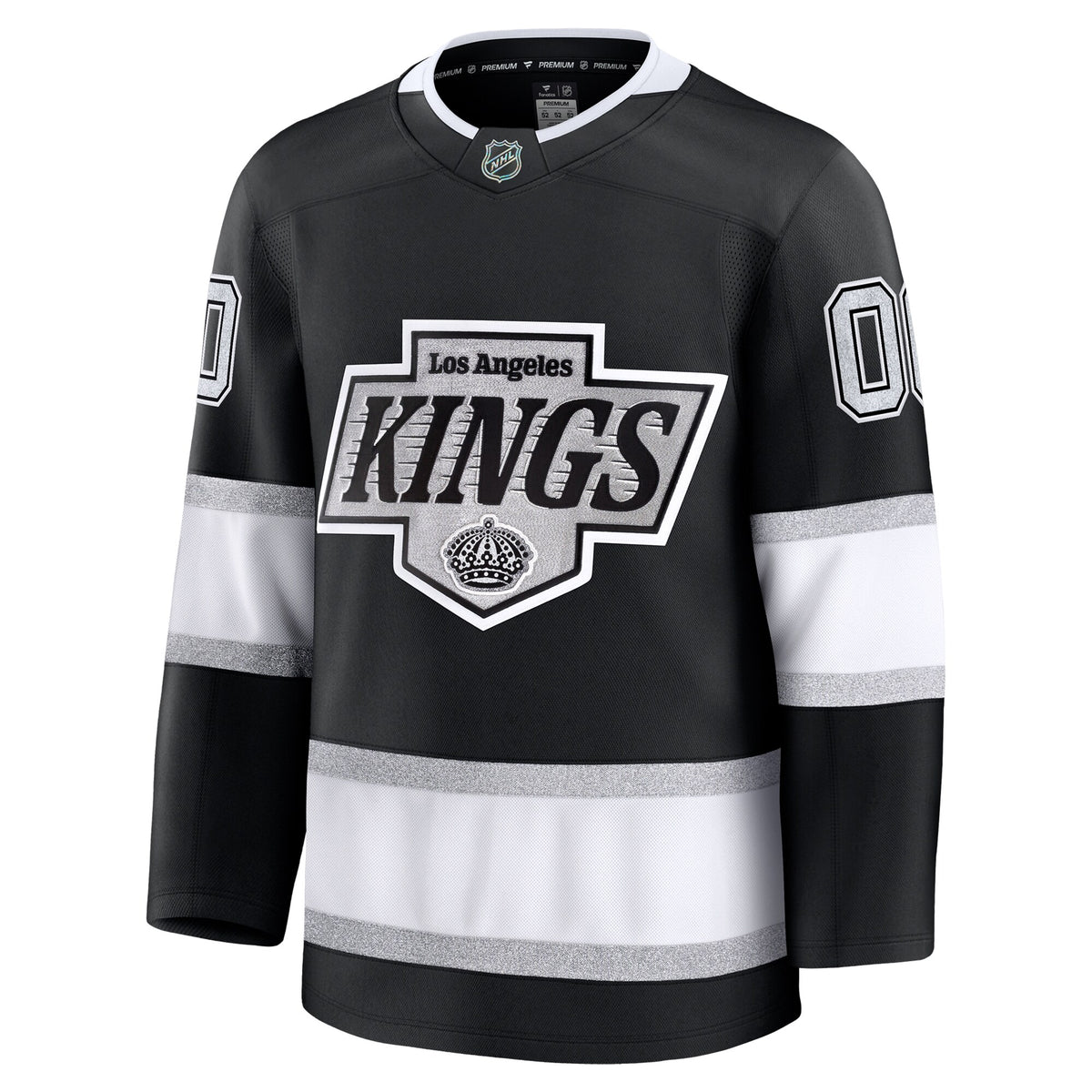 Los Angeles Kings Fanatics Black Home Premium Custom Jersey