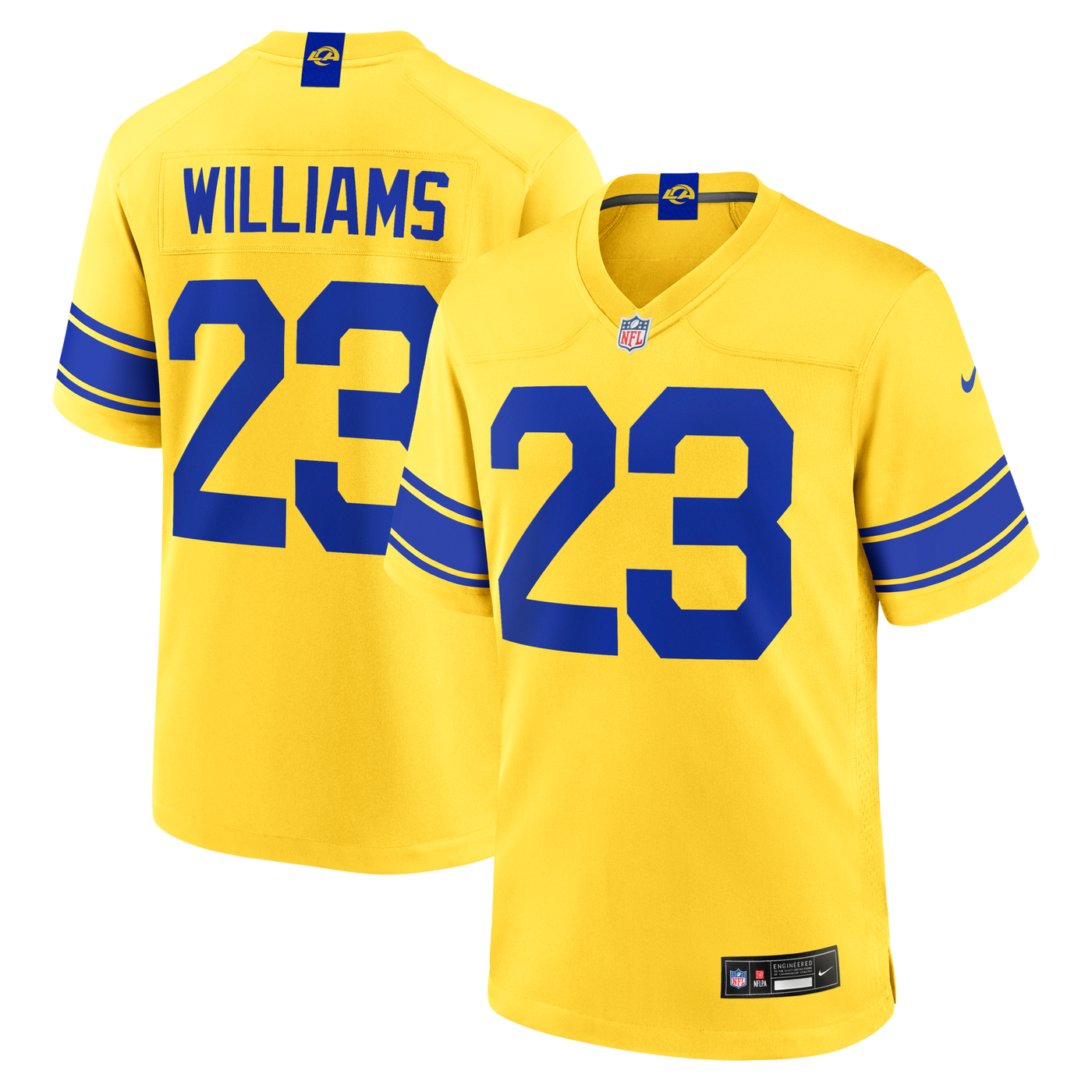 Los Angeles Rams Kyren Williams Nike Classic Sol Game Jersey
