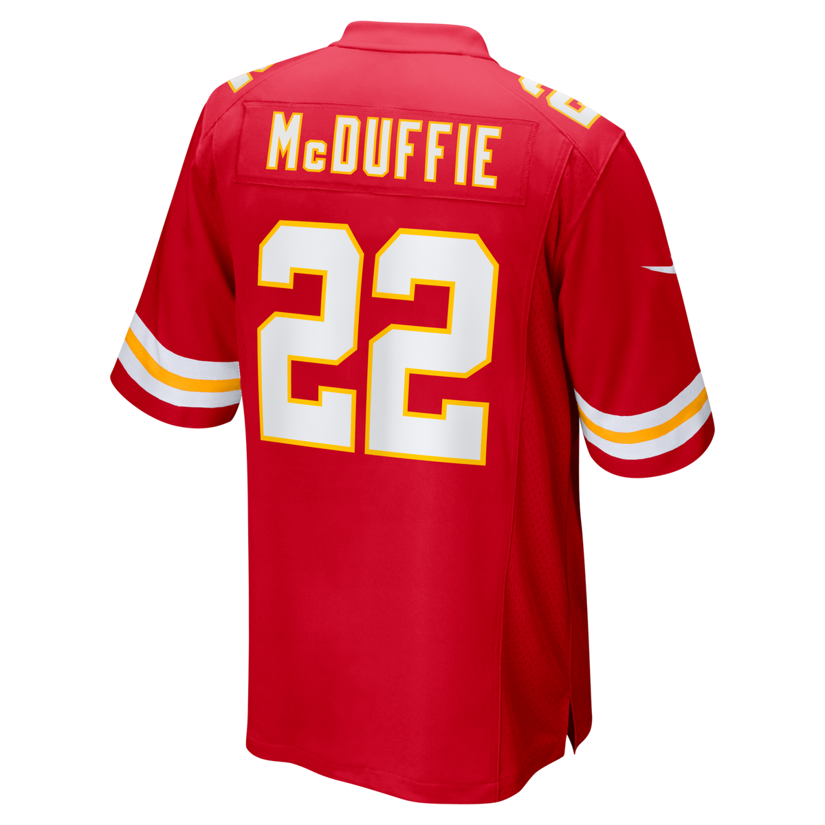 Kansas City Chiefs Trent McDuffie Red Game Jersey